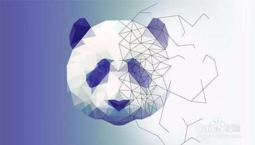低多边形熊猫头像制作教程
