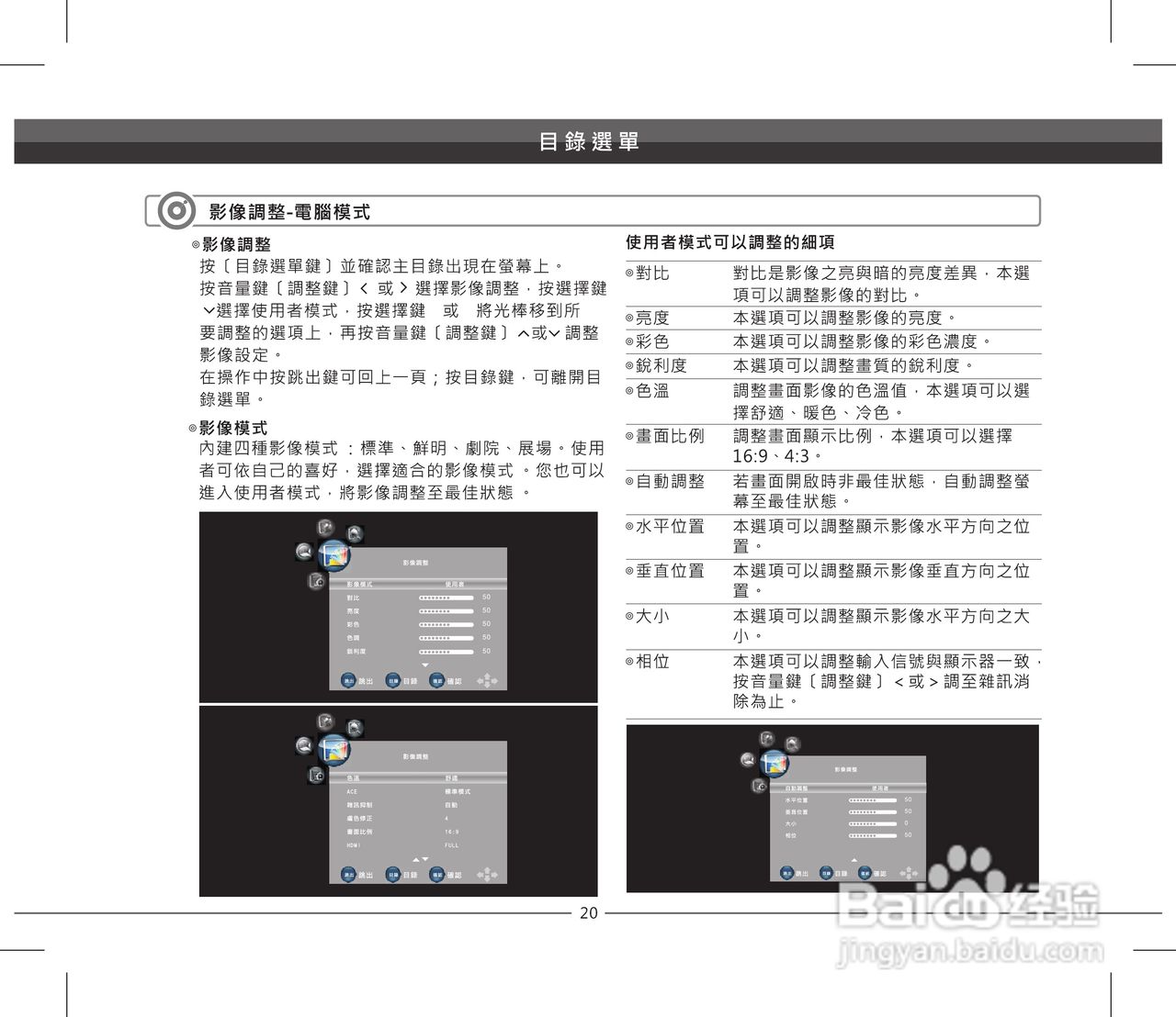声宝LEM-55IZ958型多媒体液晶显示器说明书:[3]