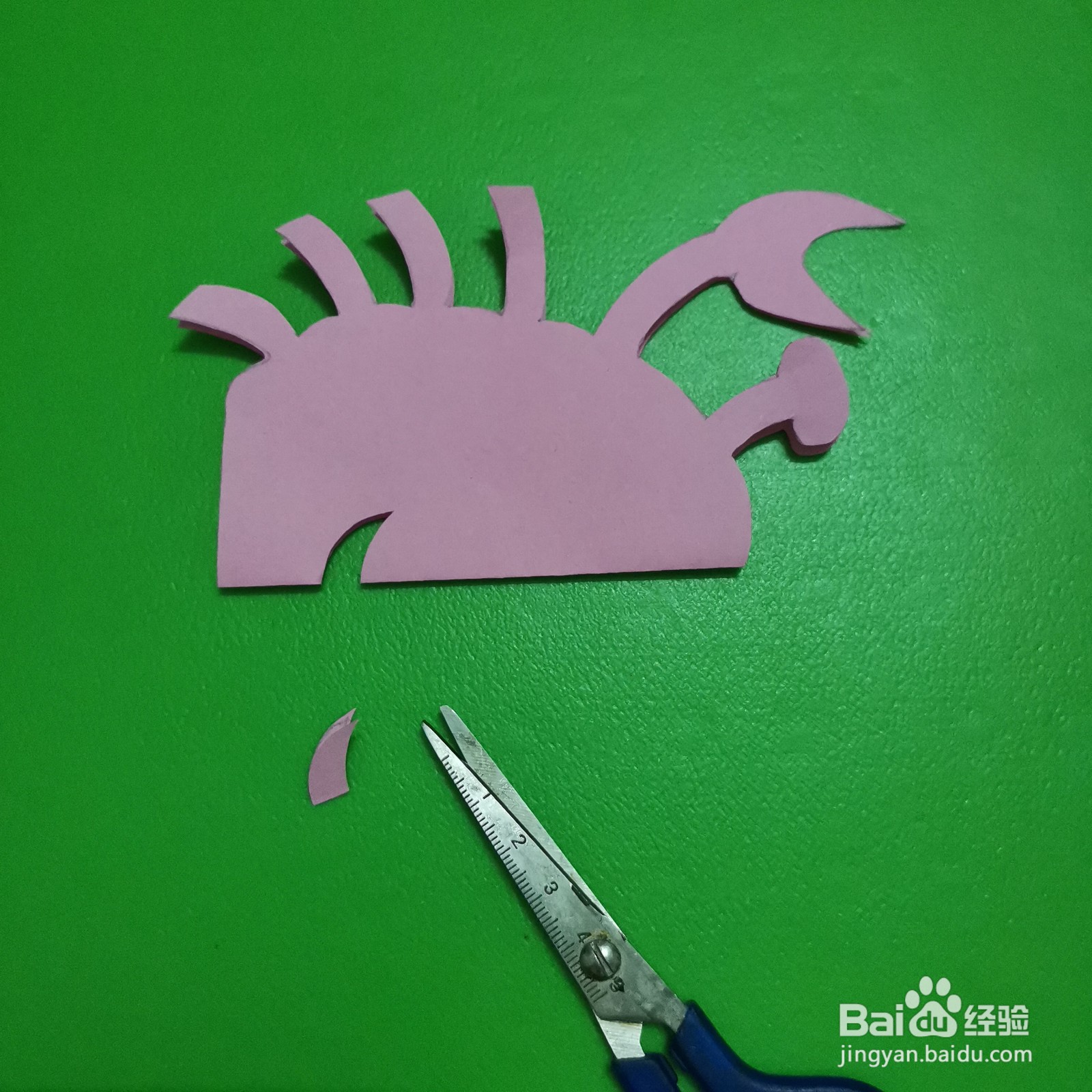 螃蟹的手工剪纸