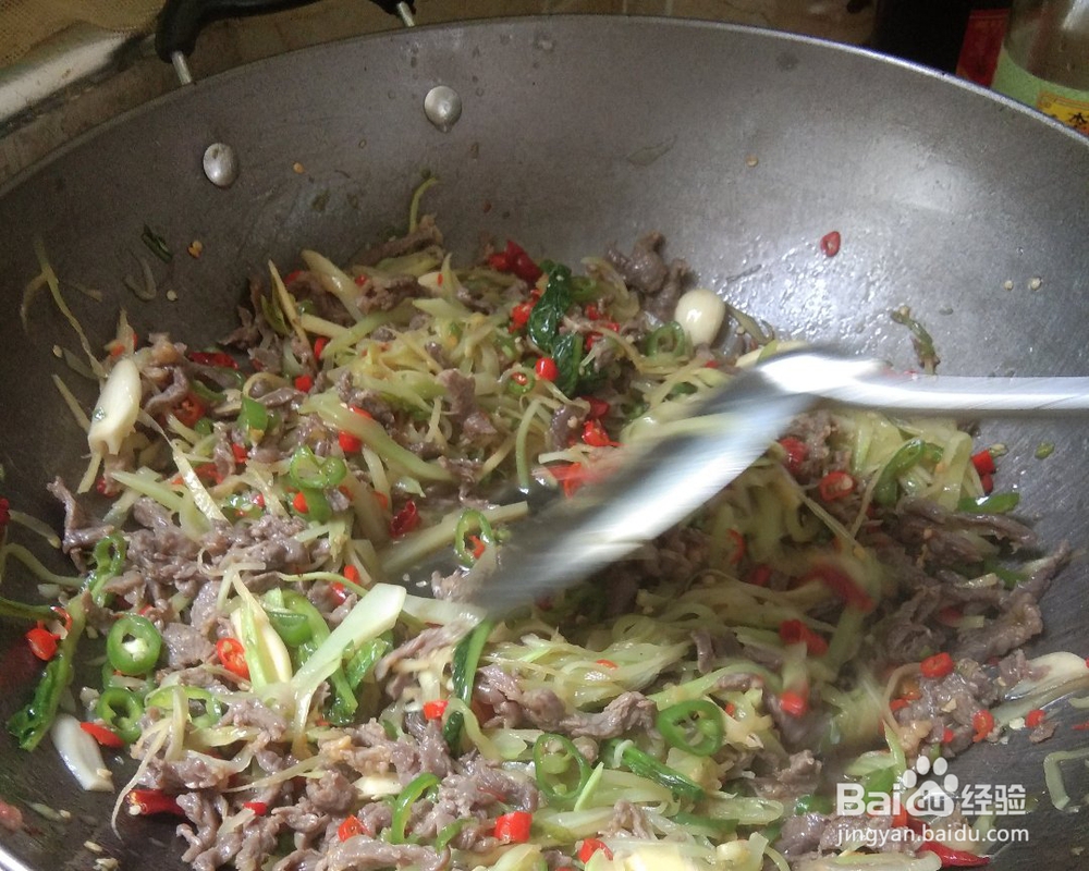 详细教你做莴笋牛肉