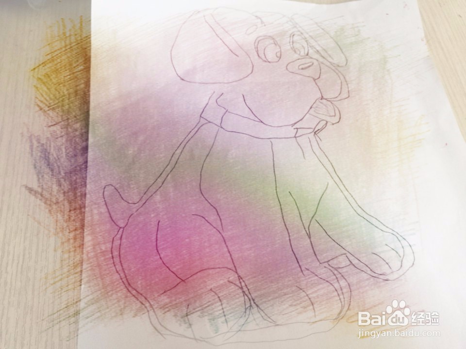 小狗的简笔画步骤