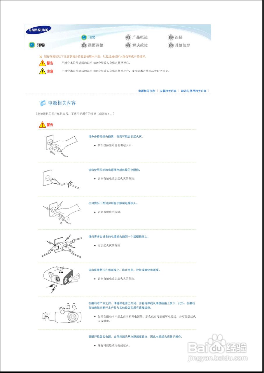 三星SP-P400B投影仪使用说明书:[1]