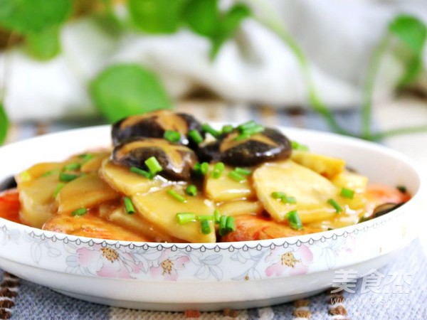 冬笋香菇烧大虾