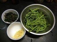 家常:紫苏炒豆角