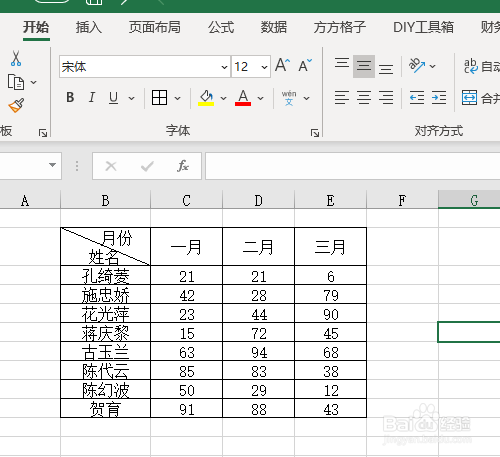 Excel怎么快速制作斜线表头