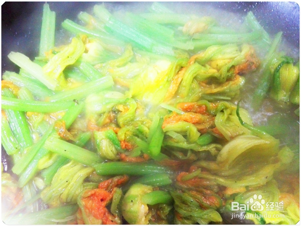 家常菜&清炒南瓜花的做法