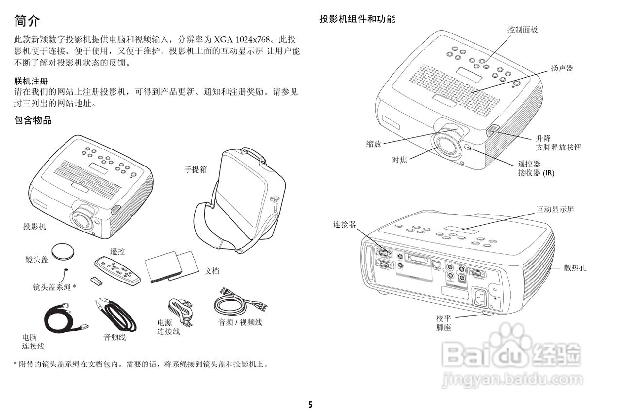 富可视 LP640投影机说明书:[1]