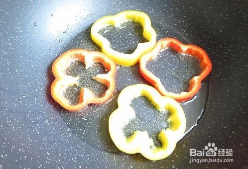 黑椒味双色彩椒酿蛋饼怎么做好吃