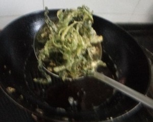 油炸汉菜(苋菜)的做法