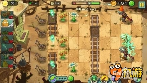 【图文】安卓ios《植物大战僵尸2》狂野西部第六