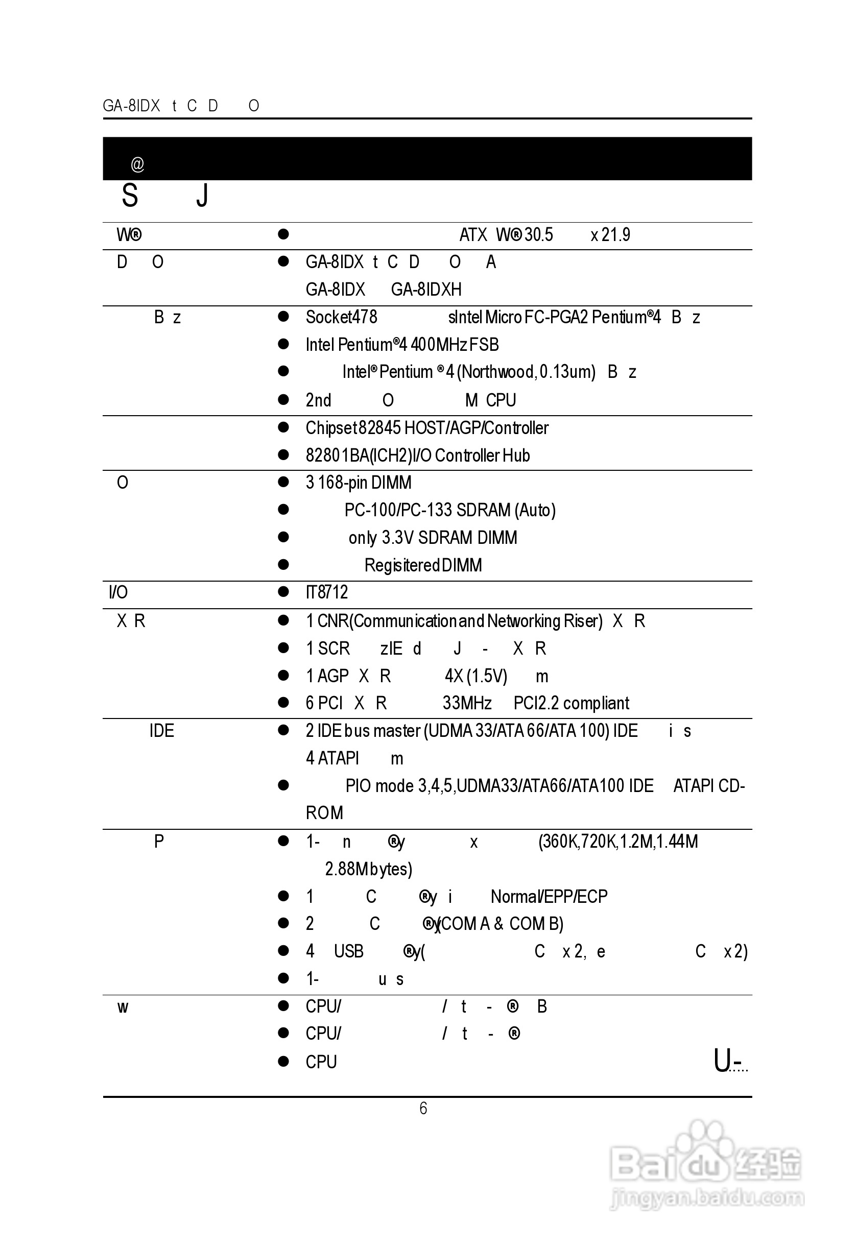技嘉GA-8IDX型主板说明书:[1]