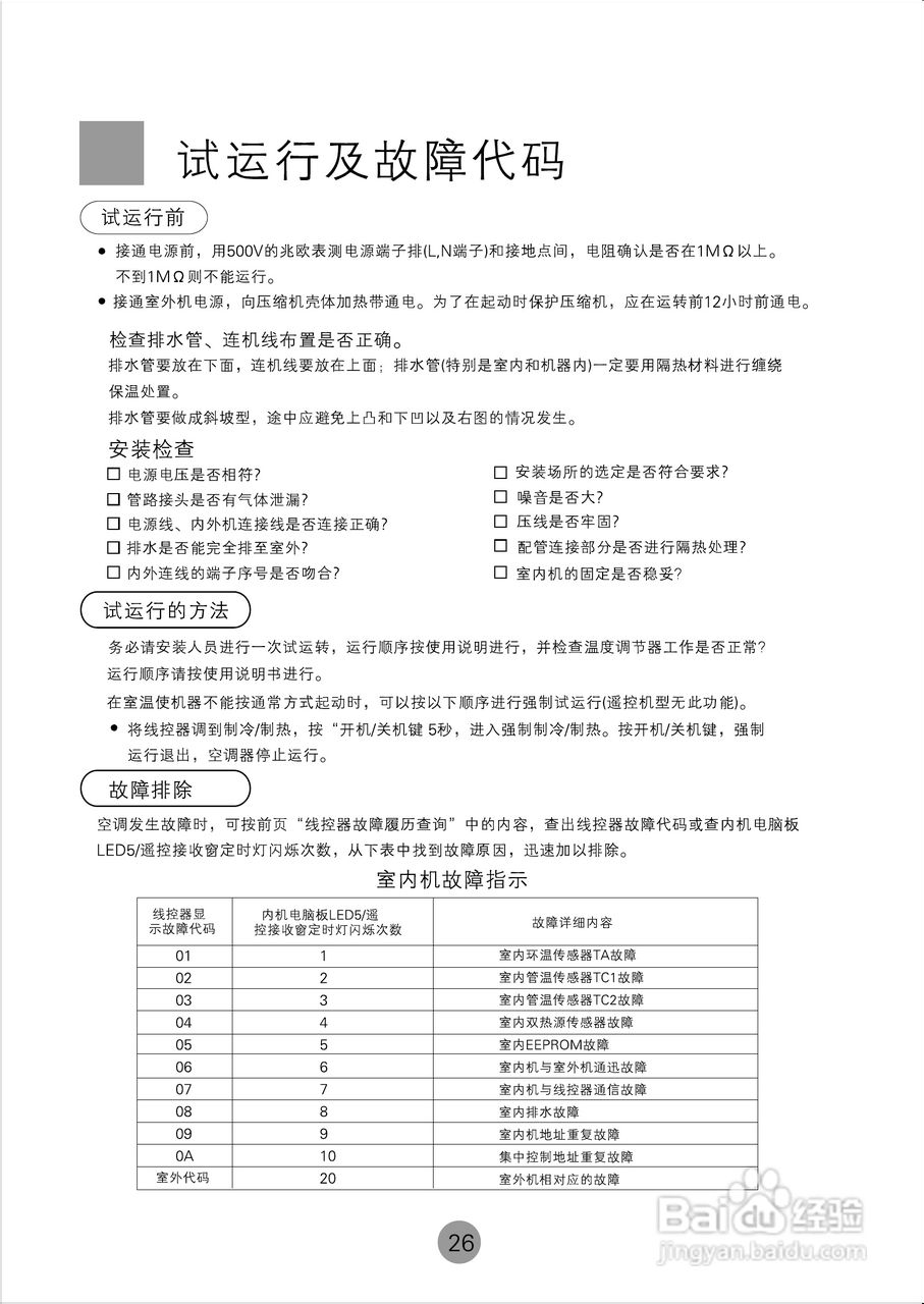 海尔KMR(d)-140E/(H)空调使用说明书:[3]