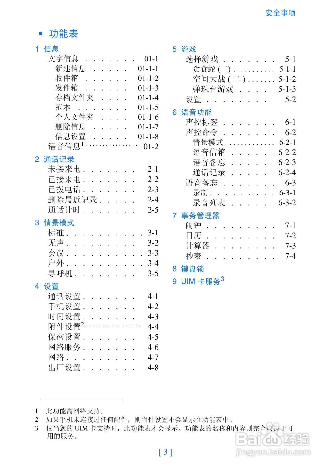 诺基亚2280手机使用说明书:[1]