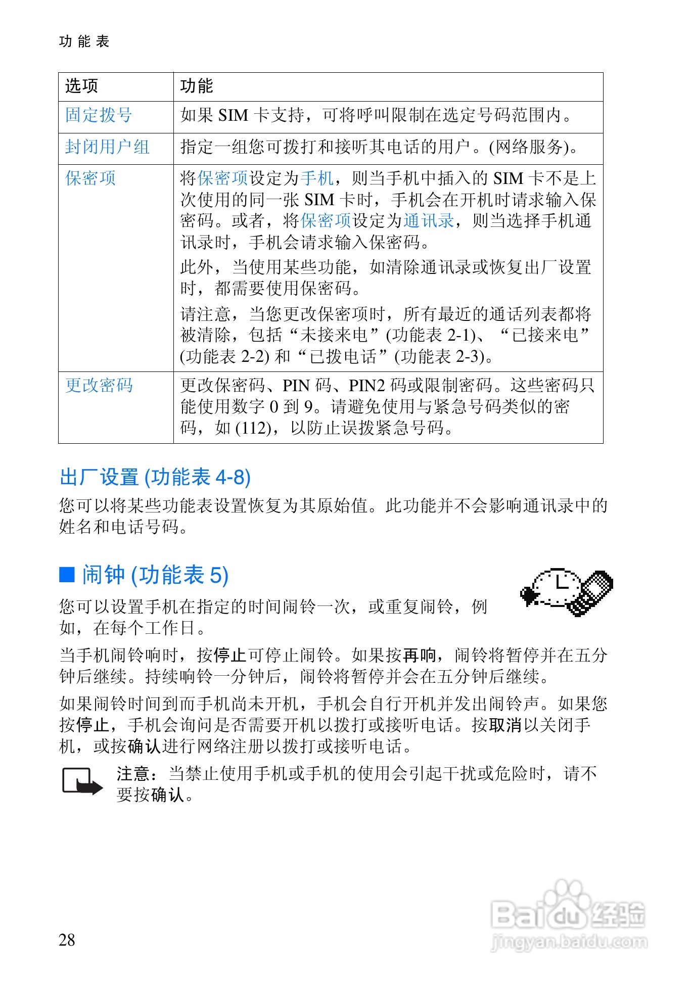 诺基亚2110手机使用说明书:[4]