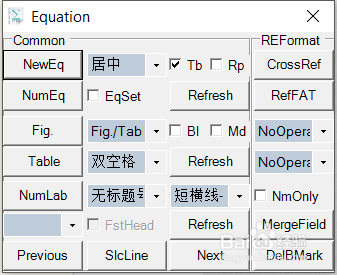 Word公式编号工具EquationTools