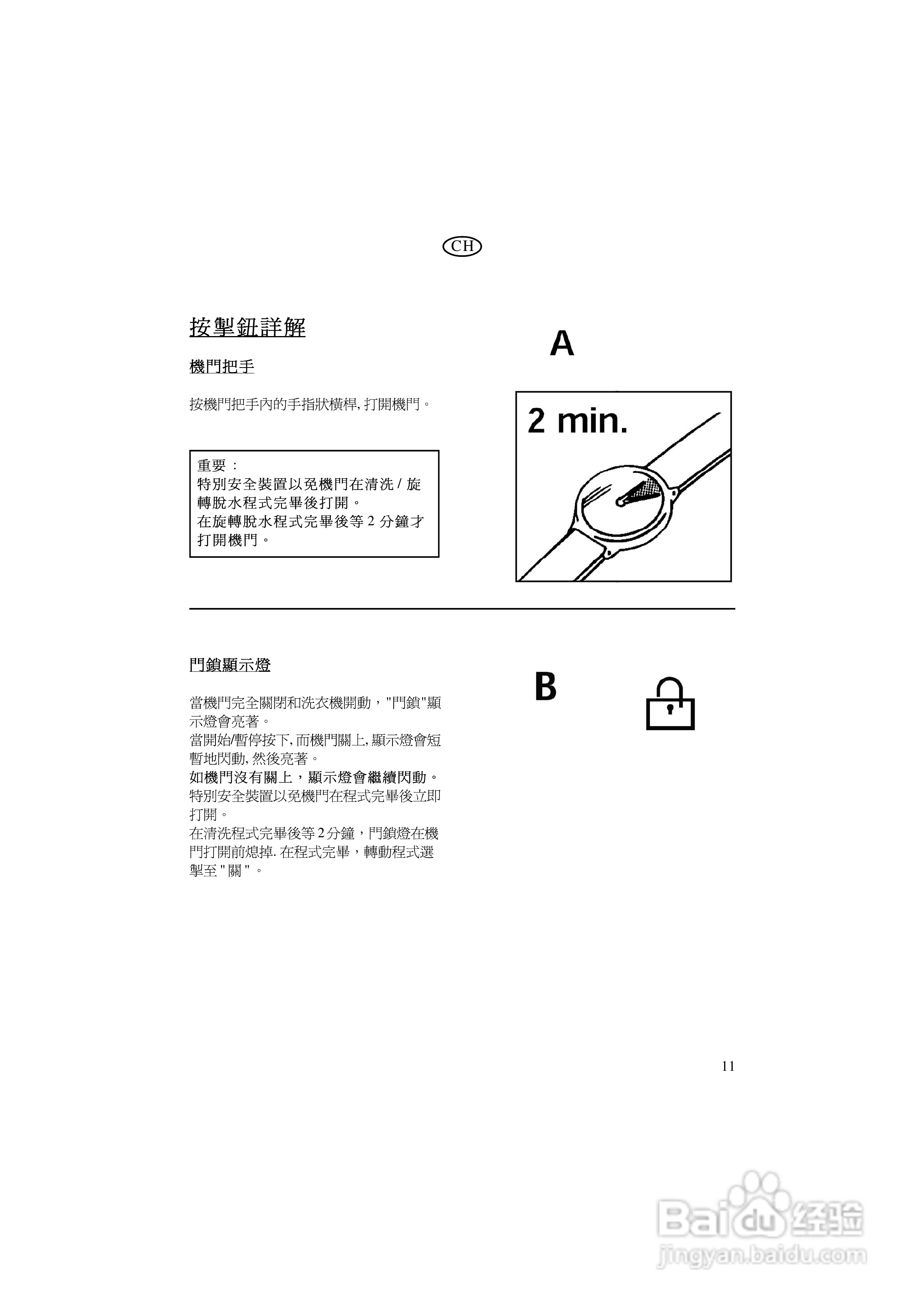 美国飞歌PWD12SN型超薄前置式洗衣干衣机说明书:[2]