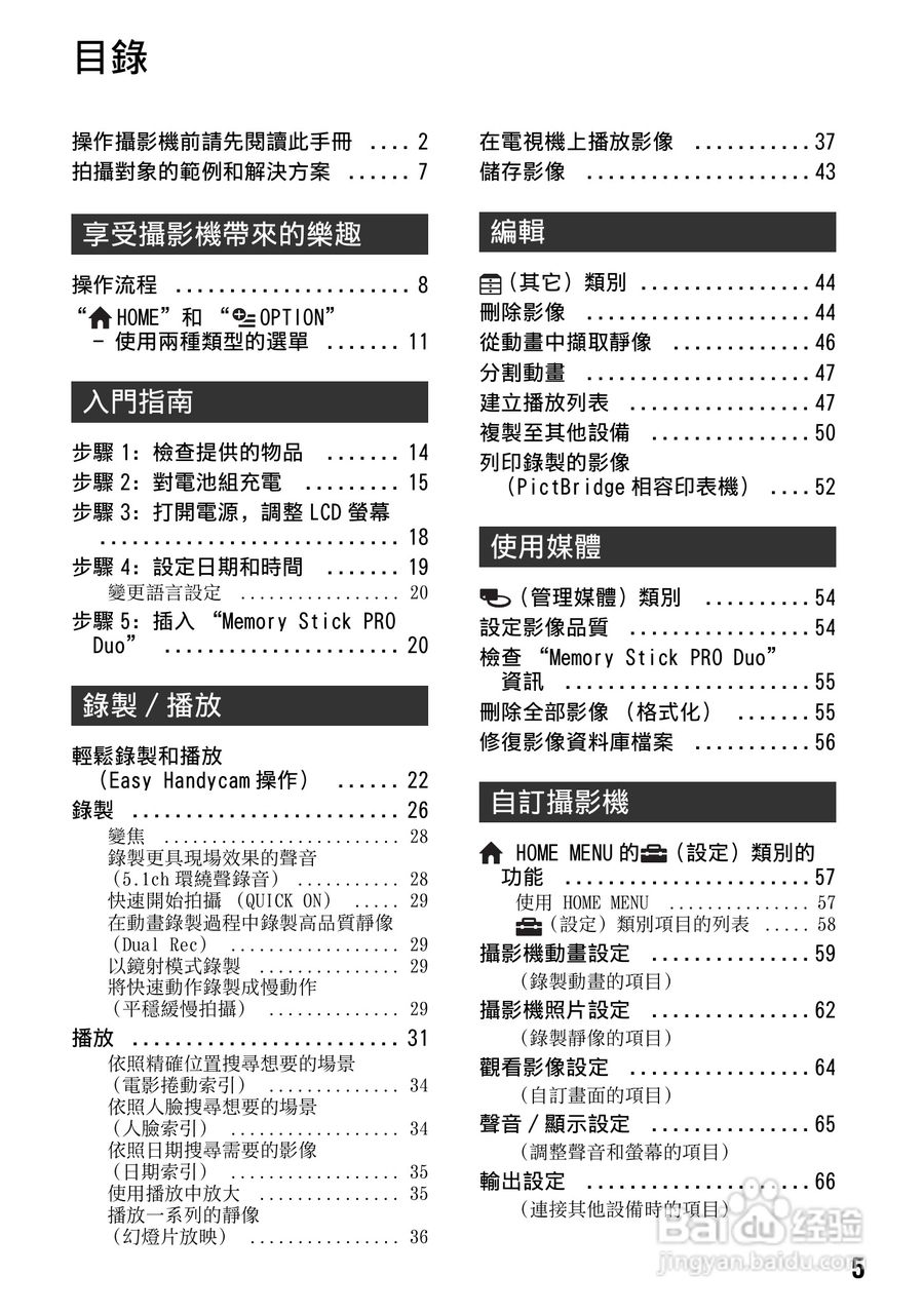 SONY 数位HD投影机 HDR-TG1 使用手册:[1]