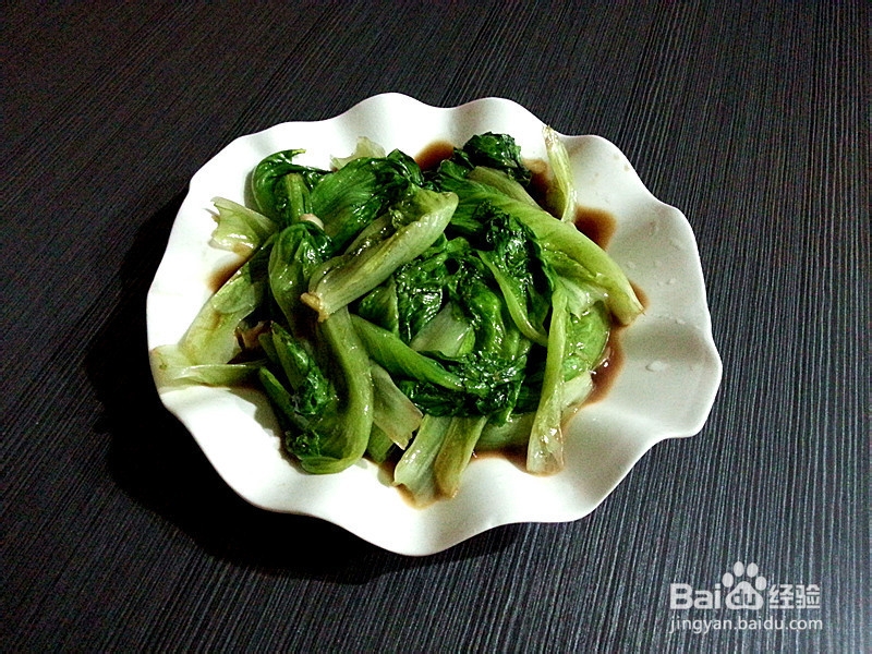 百吃不厌的蚝油生菜