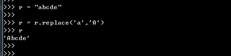 python如何修改字符串中的某个字符