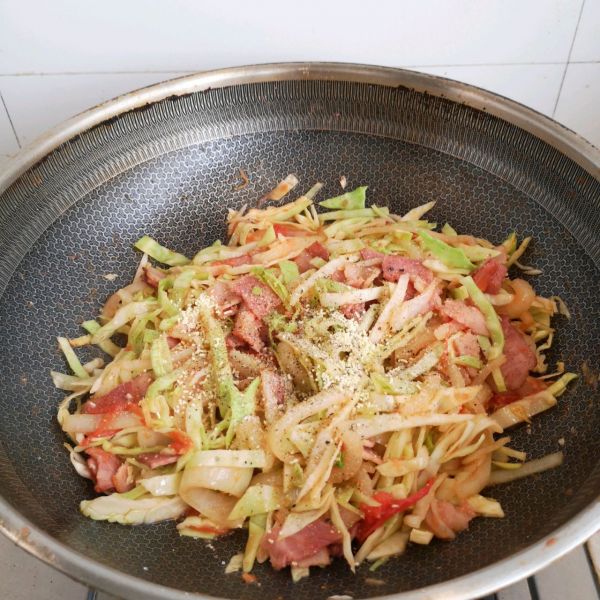 培根番茄洋葱烩饼