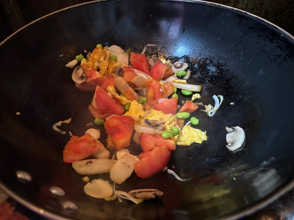 菌菇番茄炒鸡蛋