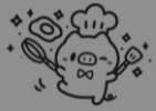 萌系简笔画:pig厨师