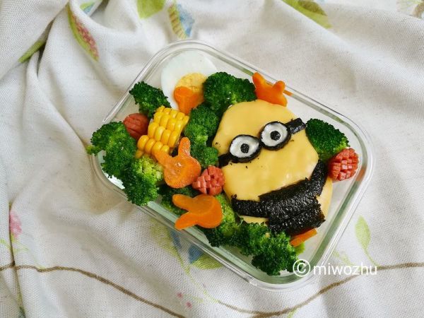 小黄人芝士便当