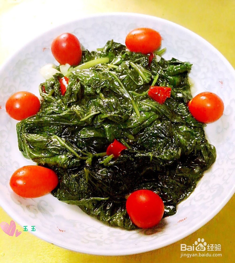 别看我丑但是我用处蛮大----素炒红薯叶