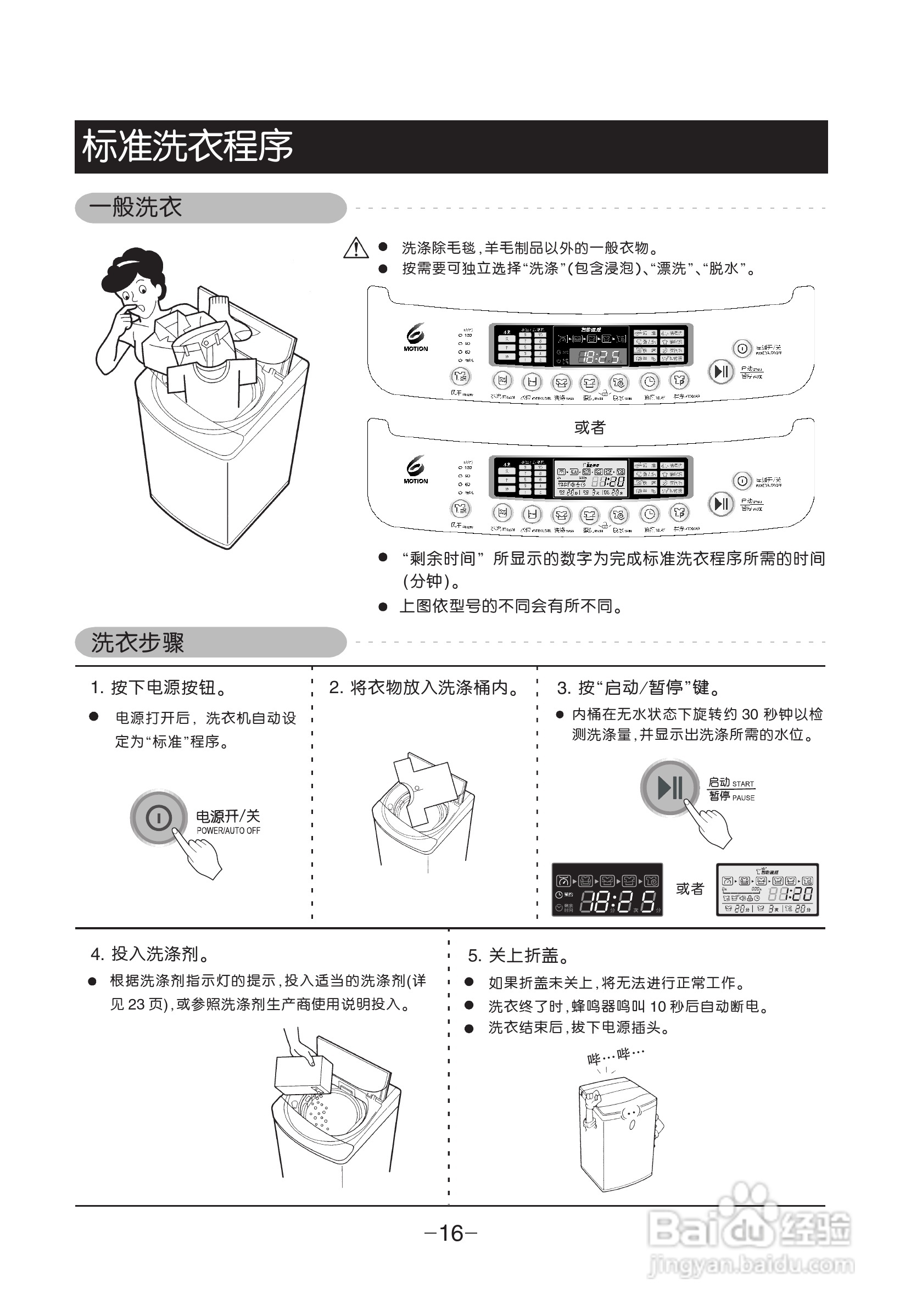 LG XQB80-R3PD洗衣机使用说明书:[2]