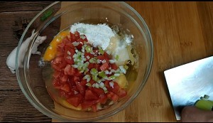 家常番茄鸡蛋饼