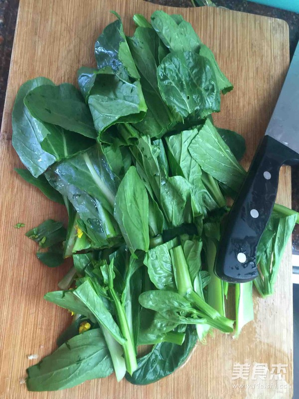 炒菜心的家常做法