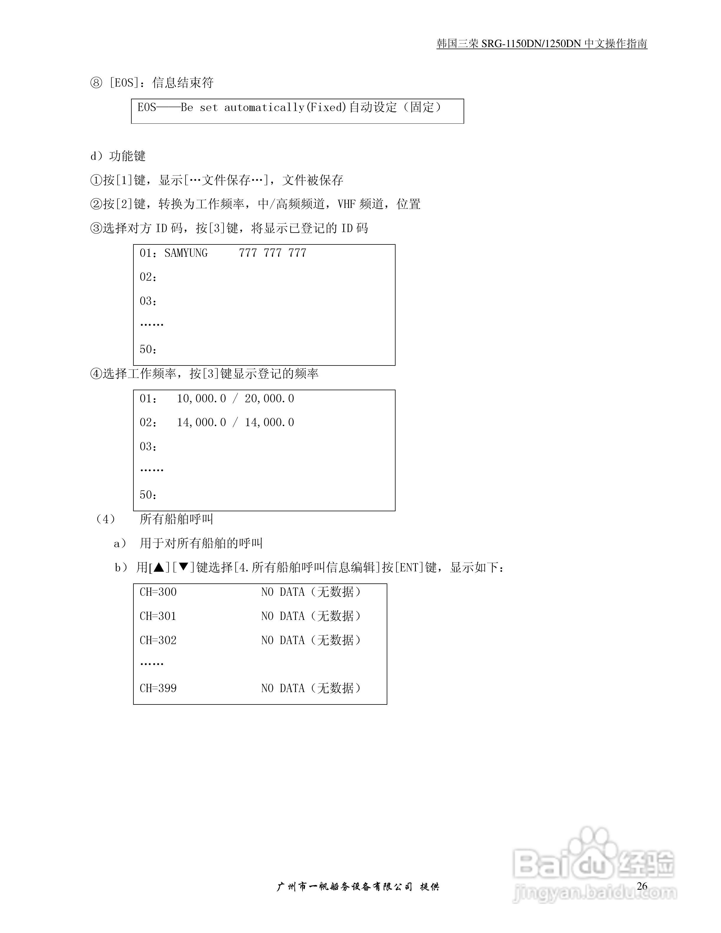 SRG-1150DN/SRG-1250DN MF/HF/DSC收发机中文操作手册:[3]