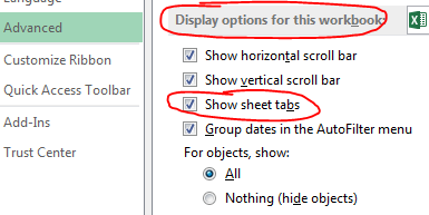 Office 2013 Excel sheet找回