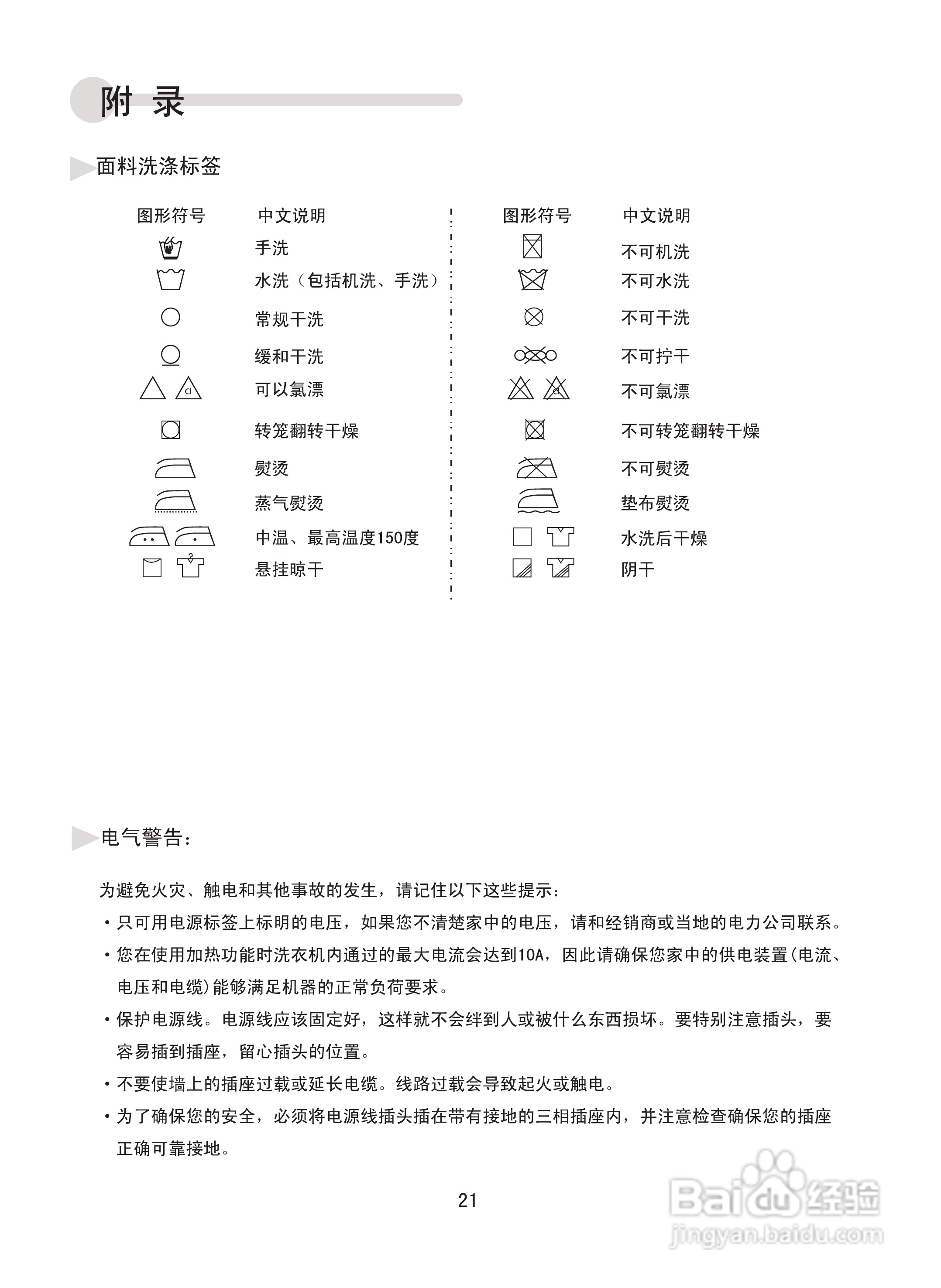 三星R845A洗衣机使用说明书:[3]