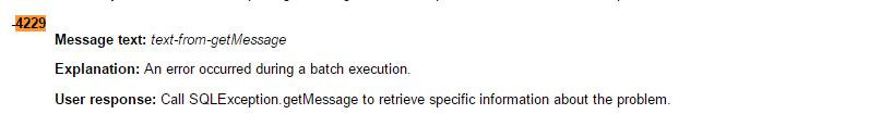 db2 errorcode=4229 sqlstate=null解决方法