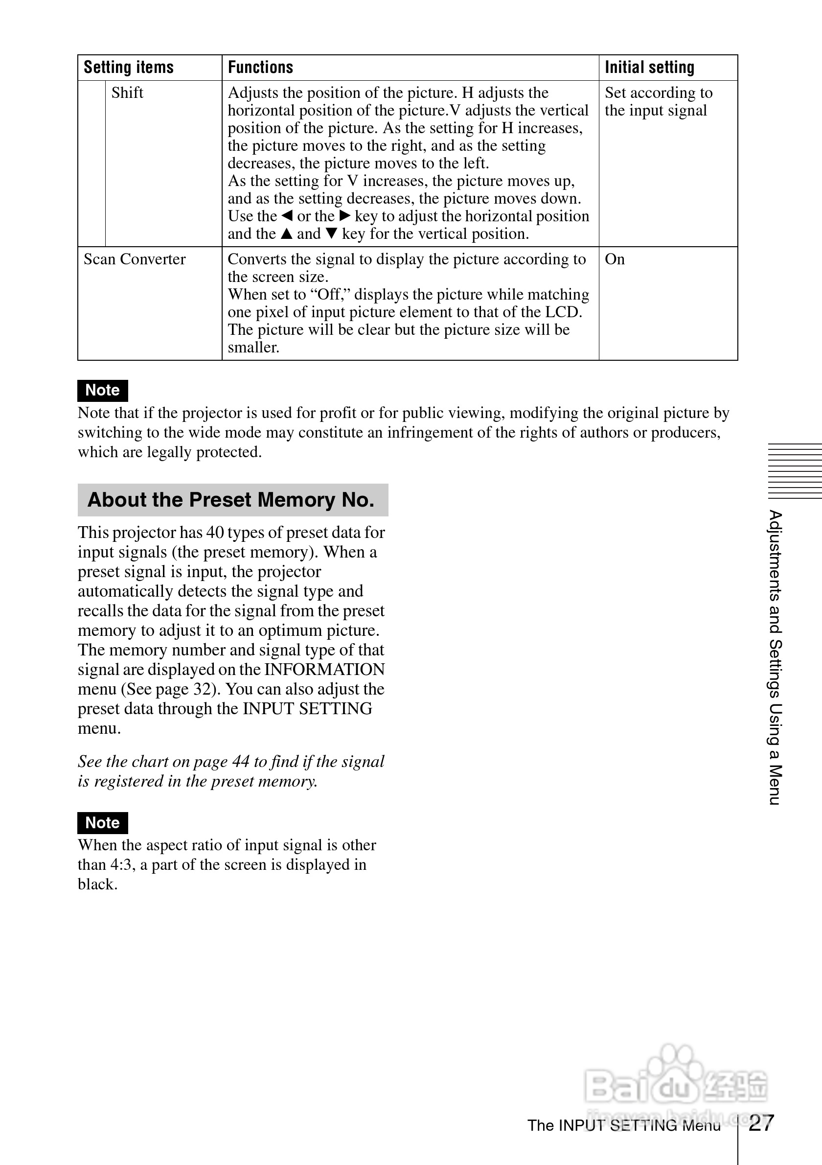 SONY VPL-EX3家庭影院投影机使用手册:[3]