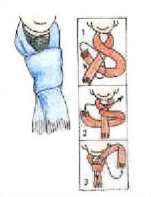 男士围巾的系法图解介绍