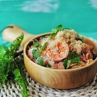泰国菜柚子大虾沙拉