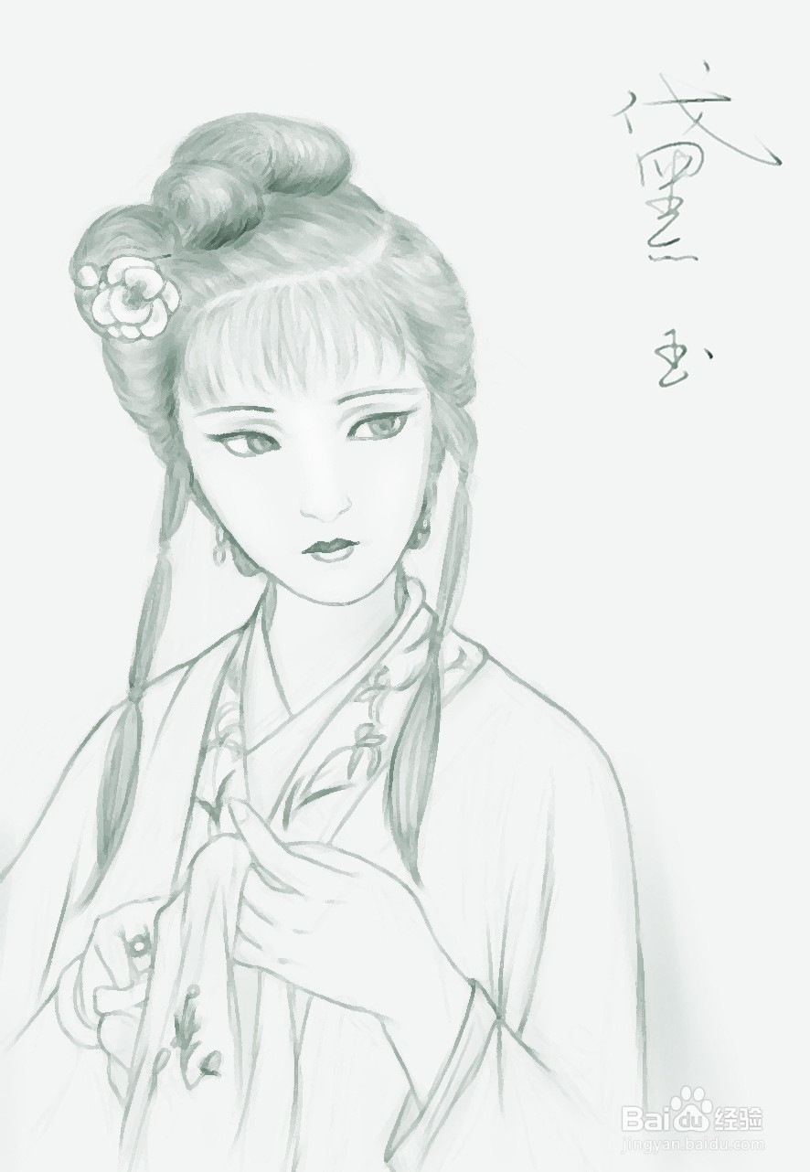 PS画漫画之：对人物的绘制有一个渐次变化