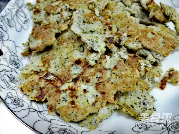 豆渣蛋饼的做法