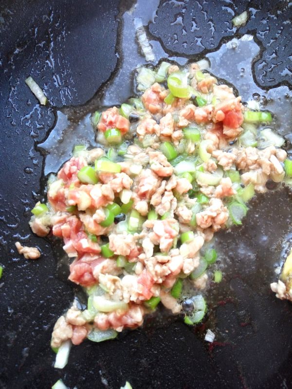 豆角肉末蛋炒饭