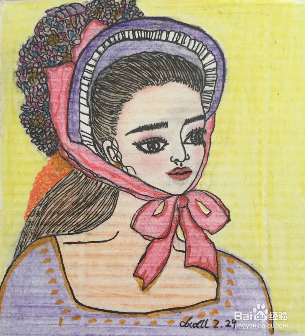 插画教程之优雅的女士