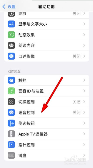 苹果手机如何关闭语音控制