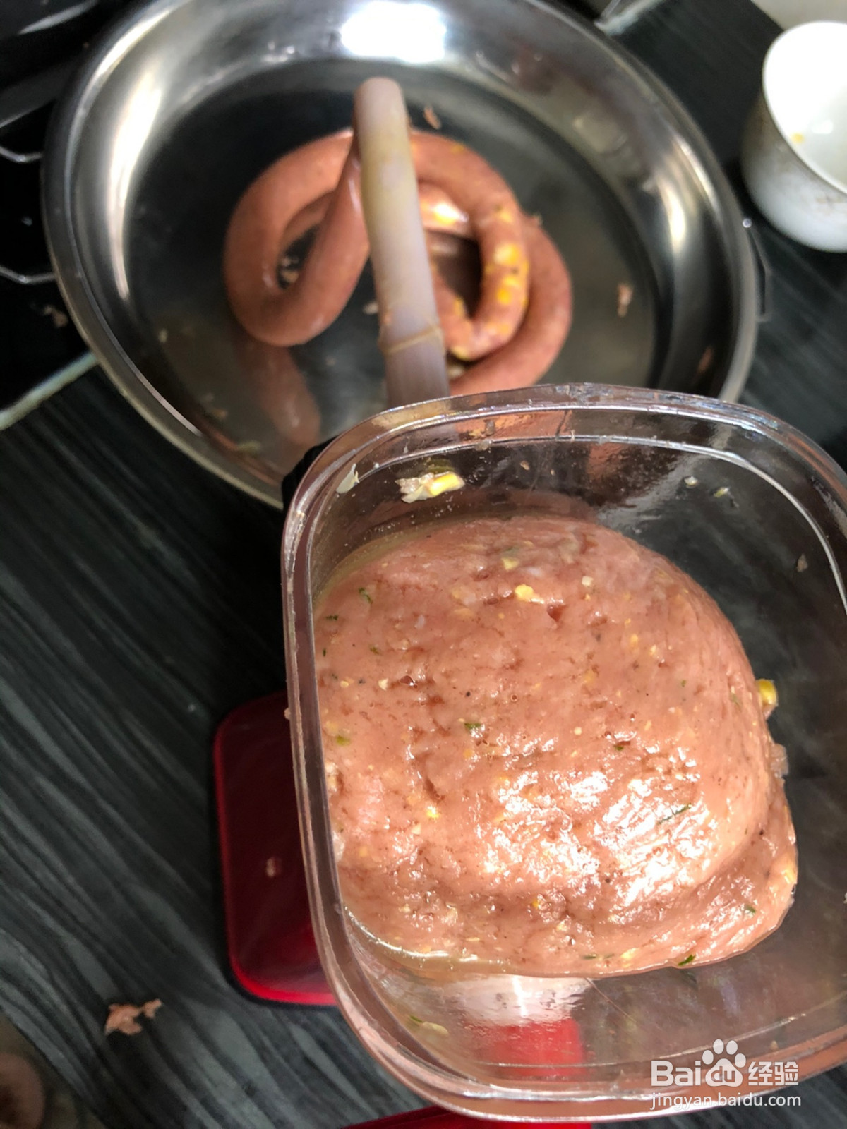 黑胡椒脆皮香肠的做法