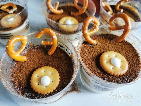 圣诞驯鹿咖啡慕斯