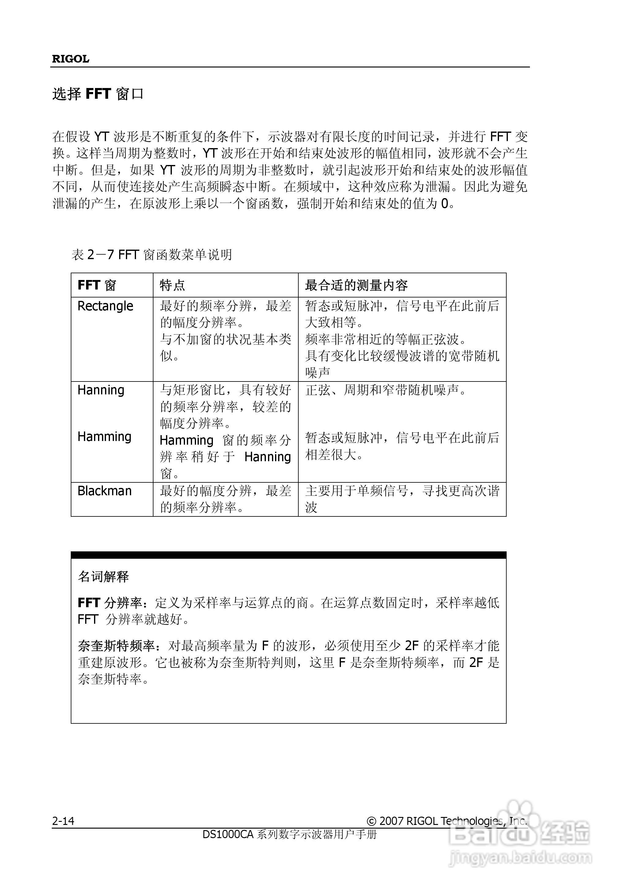DS1062CA数字示波器使用说明书:[5]