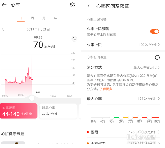 HUAWEI WATCH GT 2心率监测功能介绍