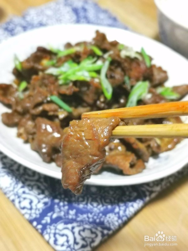 蒜香羊肉片的做法