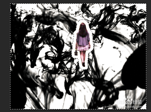 PS如何制作泼墨烟雾环绕效果