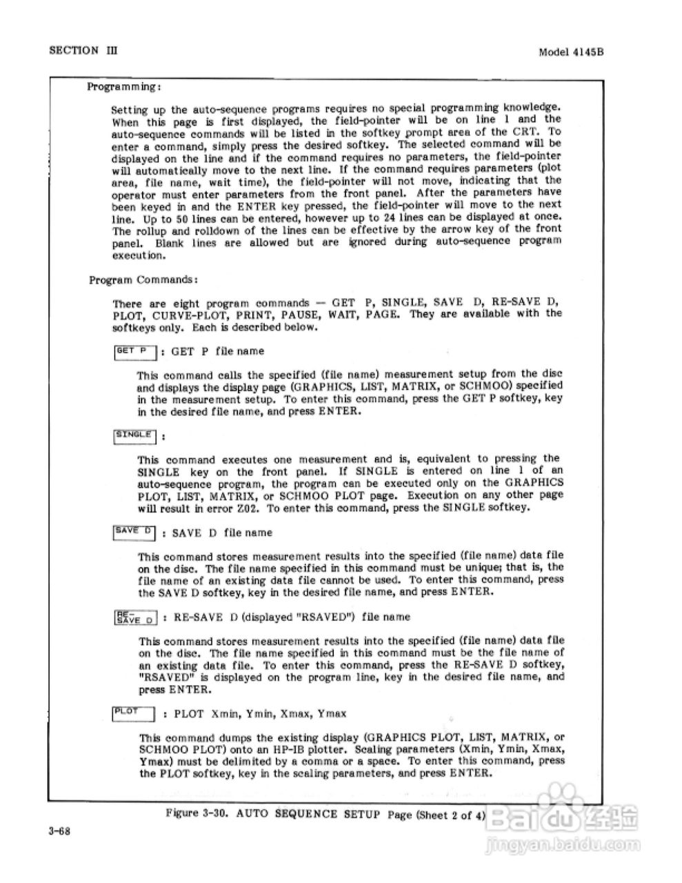 HP 4145B仪器用户使用手册:[11]